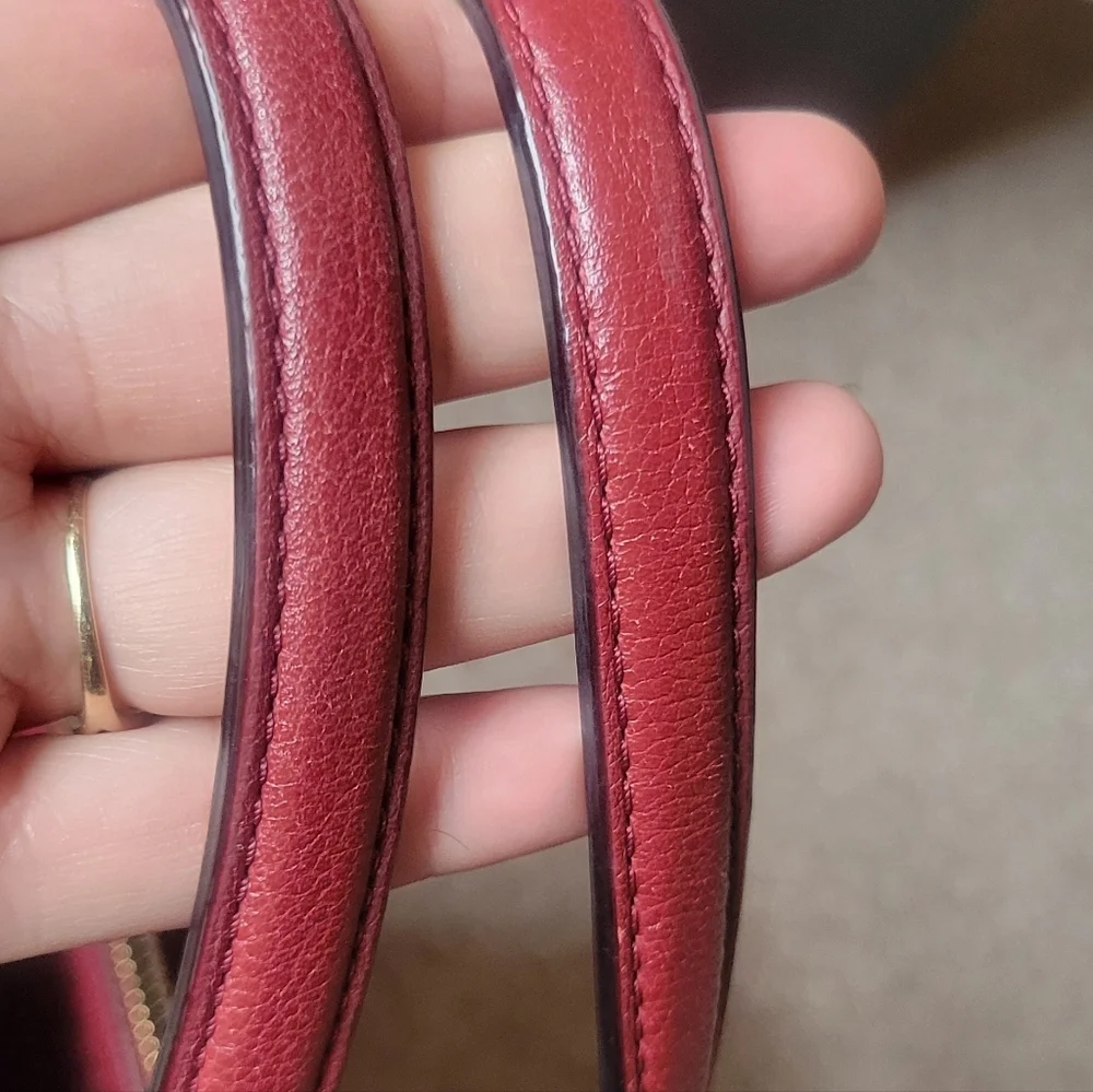 Kate Spade elegant burgundy and purple handbag